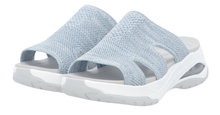 Rieker Sandale W3150 blau/weiss Damen