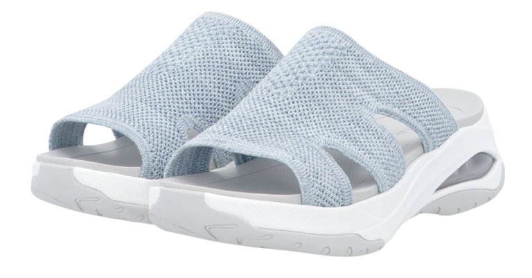 Rieker Sandale W3150 blau/weiss Damen