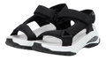 Rieker Sandale W3151 schwarz/weiss Damen