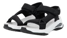 Rieker Sandale W3151 schwarz/weiss Damen