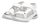 Rieker Sandale W3151 weiss Damen