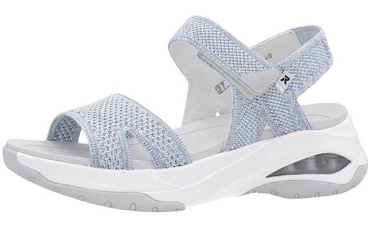 Rieker Sandale W3152 blau/weiss Damen