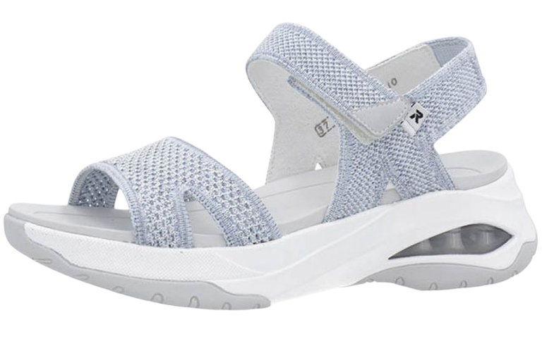Rieker Sandale W3152 blau/weiss Damen
