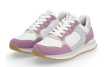 Rieker Sneaker 42508-80 (Glattleder) weiss/lila Damen