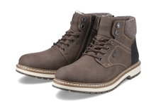 Rieker Winterschuhe F3812-25 (Schnürstiefel mit Innenfutter, Kunstleder) braun Herren