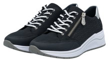 Rieker Sneaker (Kunstleder) N9516 navyblau/weiss Damen
