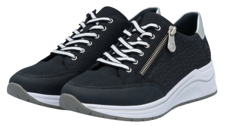 Rieker Sneaker (Kunstleder) N9516 navyblau/weiss Damen