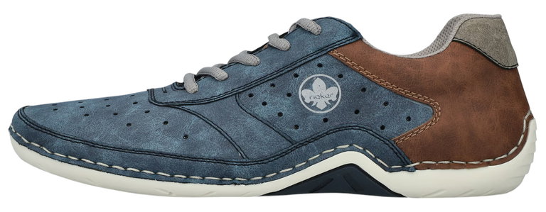 Rieker Sneaker 07506 (Kunstleder) blau/braun Herren