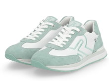 Rieker Sneaker Evolution (Glattleder) 42509-81 weiss/tealblau Damen