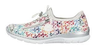 Rieker Sneaker (Kunstleder) L3252 weiss/bunt Damen