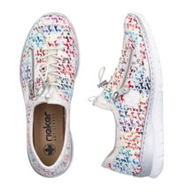 Rieker Sneaker (Kunstleder) L3252 weiss/bunt Damen