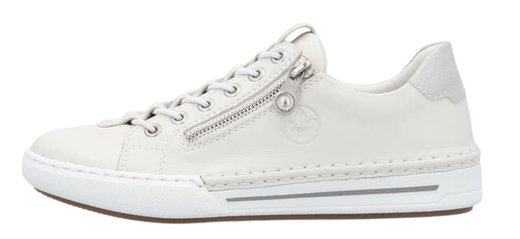 Rieker Sneaker (Glattleder) L7250 weiss Damen