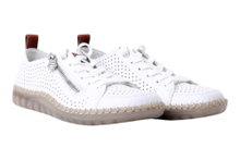 Rieker Sneaker N2405-80 (Glattleder) weiss Damen