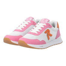 Sneaker Rieker W2404 biało-różowe damskie