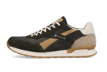 Rieker Sneaker Evolution (Glattleder) U0302-24 dunkelgrün/beige Herren