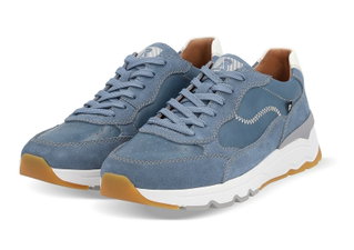 Rieker Sneaker Evolution (suede leather) U0901-14 blue Men