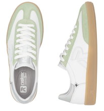 Rieker Sneaker San Diego (Glattleder) weiss/mint Damen