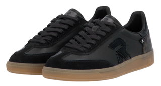 Rieker Sneakers San Diego (smooth leather) black/brown ladies