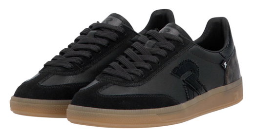 Rieker Sneaker San Diego (Glattleder) schwarz/braun Damen