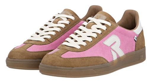 Rieker Sneakers San Diego (smooth leather) pink/brown ladies