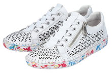 Rieker Sneaker (Glattleder) M2357 weiss/bunt Damen