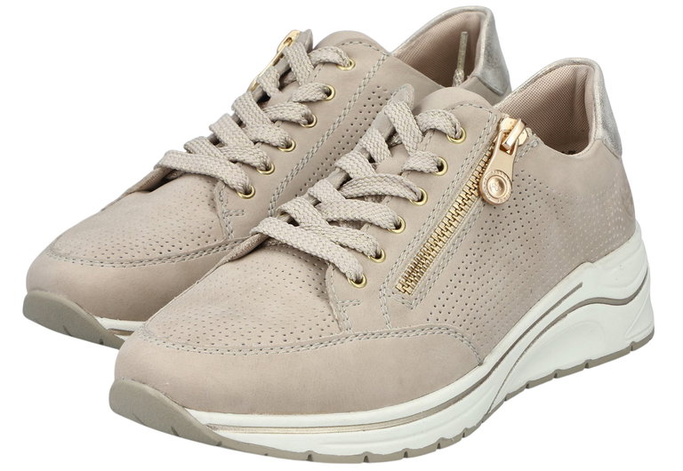 Sneaker Rieker N9517 (skóra syntetyczna) beżowe damskie
