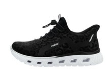 Rieker Sneaker Slipper (Kunstleder) M6066-01 schwarz Damen