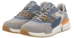 Sneaker Rieker U1402 (tekstylne) niebiesko-szare męskie