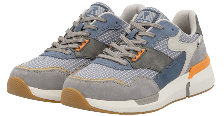 Rieker Sneaker U1402 (Textil) blau/grau Herren