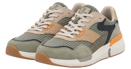 Rieker Sneaker U1402 (Textil) grün/weiss Herren