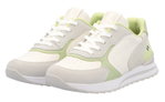 Sneakers Rieker (skóra gładka) W2400 biało/szaro/zielone damskie