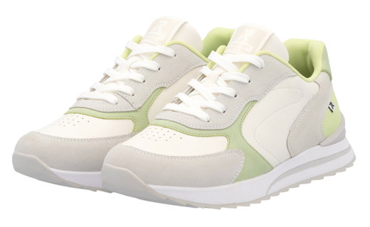Rieker Sneaker (Glattleder) W2400 weiss/grau/grün Damen