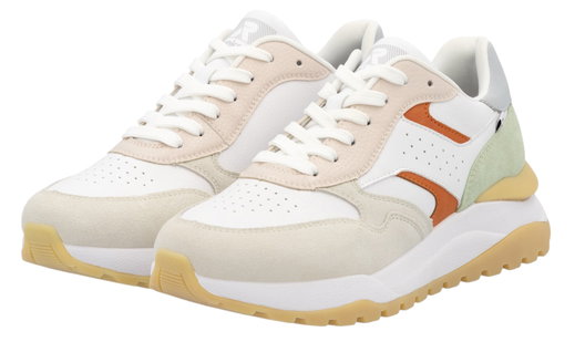 Rieker Sneaker (Rauhleder) W2500 weiss/bunt Damen