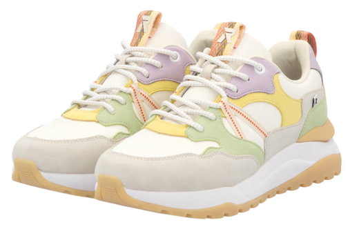 Rieker Sneaker (Textil) W2501 weiss/bunt Damen