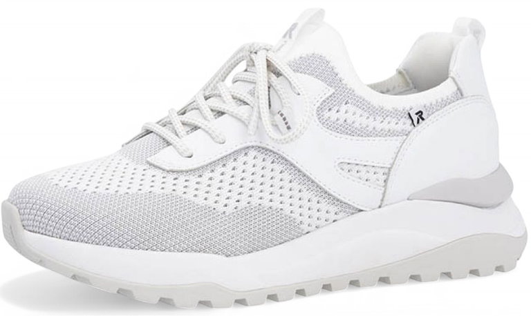 Sneaker Rieker (tekstylne) W2503 białe damskie