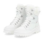 Rieker Winterstiefel W2174-80 (Schnürstiefel mit Innenfutter, Glattleder) weiss Damen