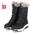 Rieker Winterstiefel Evolution W0070-00 Rauhleder (Stiefel mit seitlichen Reissverschluss und Innenfutter) schwarz Damen
