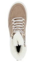 Rieker Winterstiefel W2174-20 (Schnürstiefel mit Innenfutter, Glattleder) beigebraun Damen