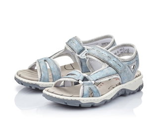 Rieker Trekkingsandale 68879-12 himmelblau Damen