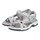Rieker Trekkingsandale 68879-96 hellgrau/bunt Damen