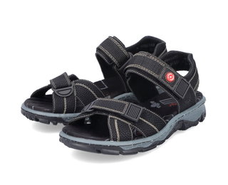 Rieker Trekkingsandalen 68851-02 schwarz Damen