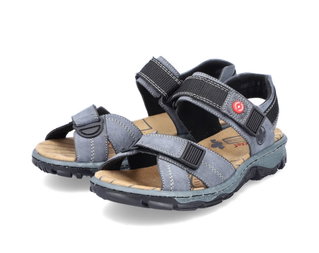 Rieker Trekkingsandalen 68851-14 blau Damen