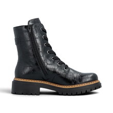 Rieker Winterstiefel Biker Boots 72631 (Kunstleder) schwarz Damen