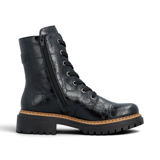 Rieker Winterstiefel Biker Boots 72631 (Kunstleder) schwarz Damen