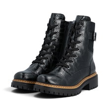 Rieker Winterstiefel Biker Boots 72631 (Kunstleder) schwarz Damen
