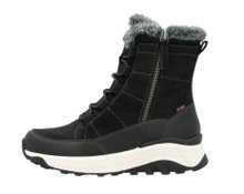 Rieker Winterstiefel W0071-00 R-TEX (Schnürstiefel mit Innenfutter und seitlichen Reissverschluss) schwarz Damen