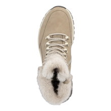 Rieker Winterstiefel Z3971 (Schnürstiefel mit Innenfutter, Rauleder) beigebraun Damen