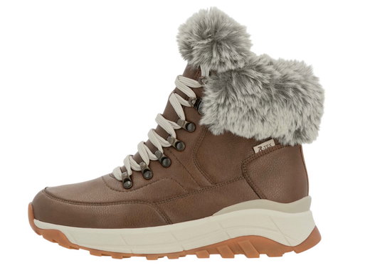Rieker Winter Boots Evolution W0063-22 (Boots with side zip and lining) brown ladies