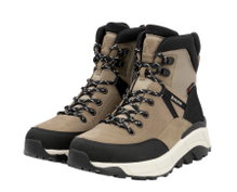 Rieker Winterstiefel W0072-64 (Schnürstiefel mit Innenfutter und seitlichen Reissverschluss) braun/schwarz Damen