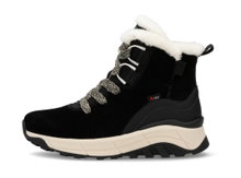 Rieker Winterstiefel W0073-00 (Schnürstiefel mit Innenfutter, Rauleder) schwarz Damen